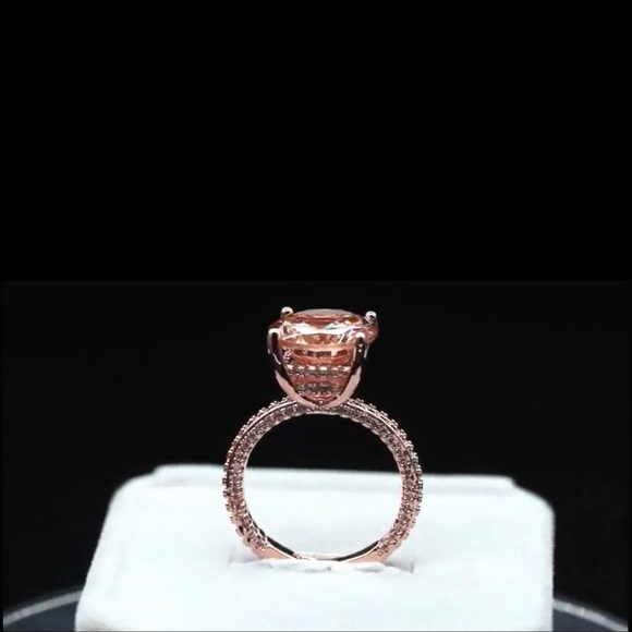 Champagne Diamond Statement Ring - Picture 10 of 15